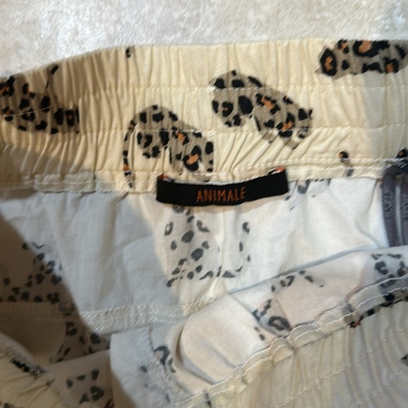 Animale Clothing Leopard Cat Print Cotton Slim Pants XS - Picture 2 of 7